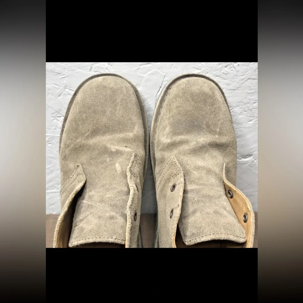 No Shoelaces Clarks Originals Kids Size 3.5W Chukka Desert Boots Tan Suede India